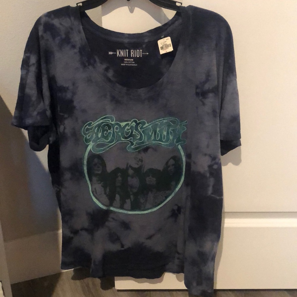 Knit Riot Aerosmith oversized T-shirt